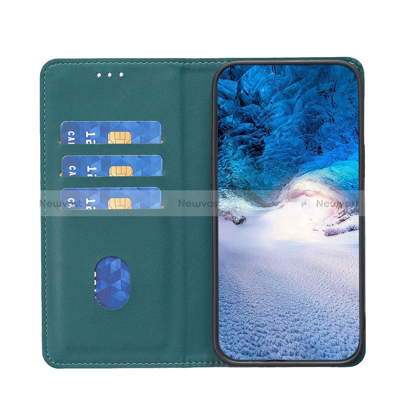 Leather Case Stands Flip Cover Holder B04F for Google Pixel 7a 5G