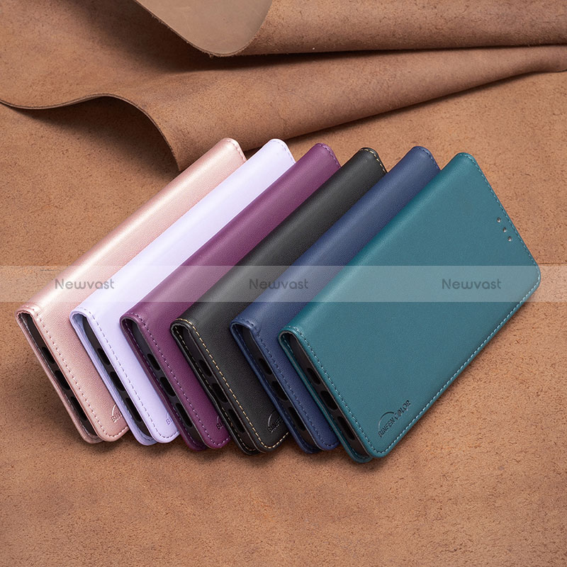 Leather Case Stands Flip Cover Holder B04F for Google Pixel 7a 5G