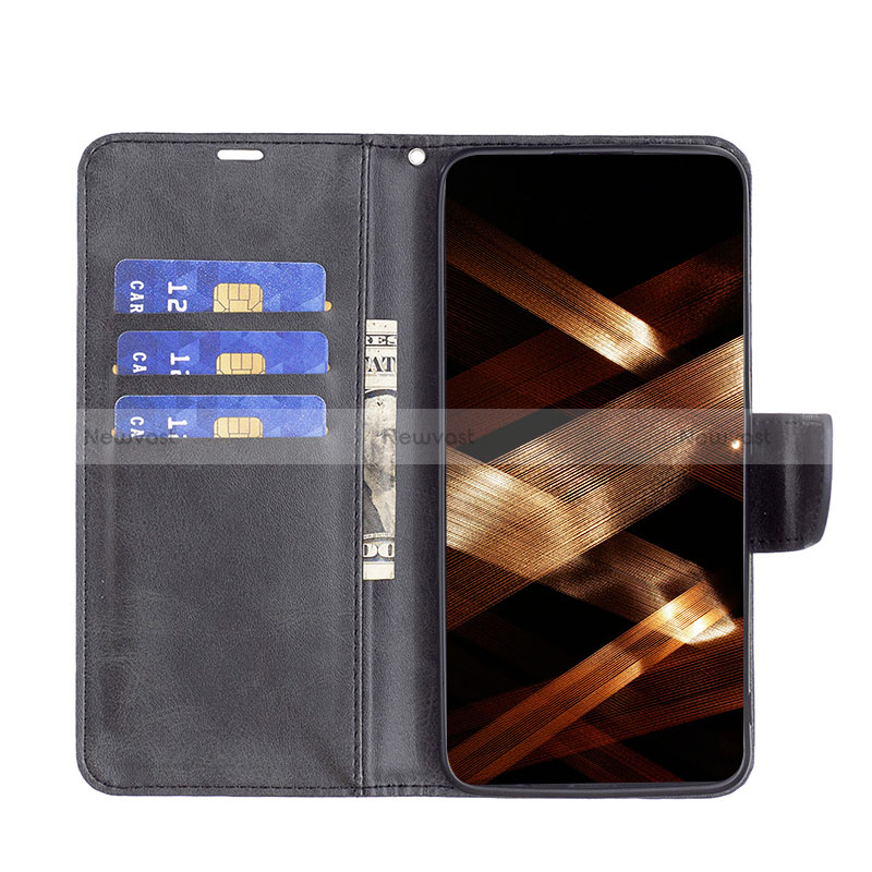 Leather Case Stands Flip Cover Holder B04F for Motorola Moto Edge (2023) 5G