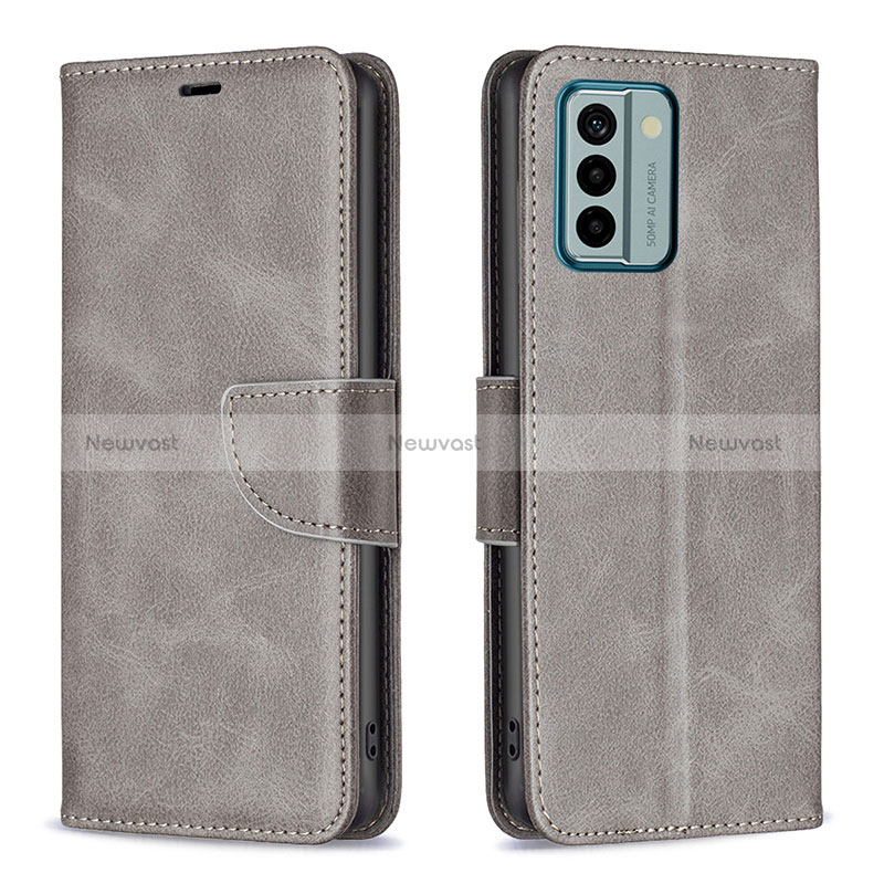 Leather Case Stands Flip Cover Holder B04F for Nokia G22