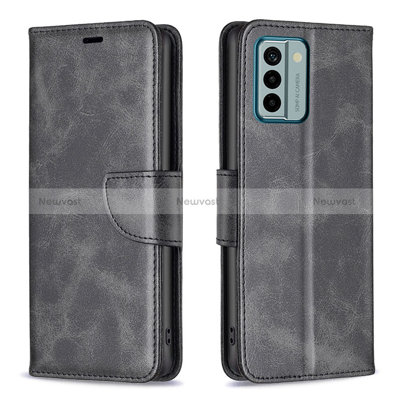 Leather Case Stands Flip Cover Holder B04F for Nokia G22