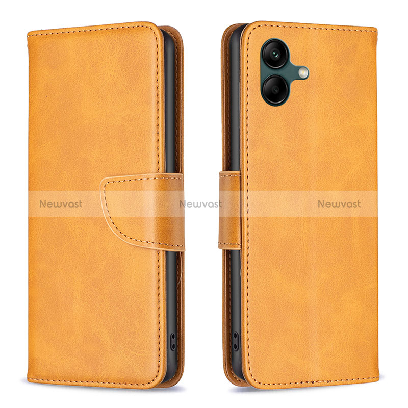 Leather Case Stands Flip Cover Holder B04F for Samsung Galaxy A04 4G