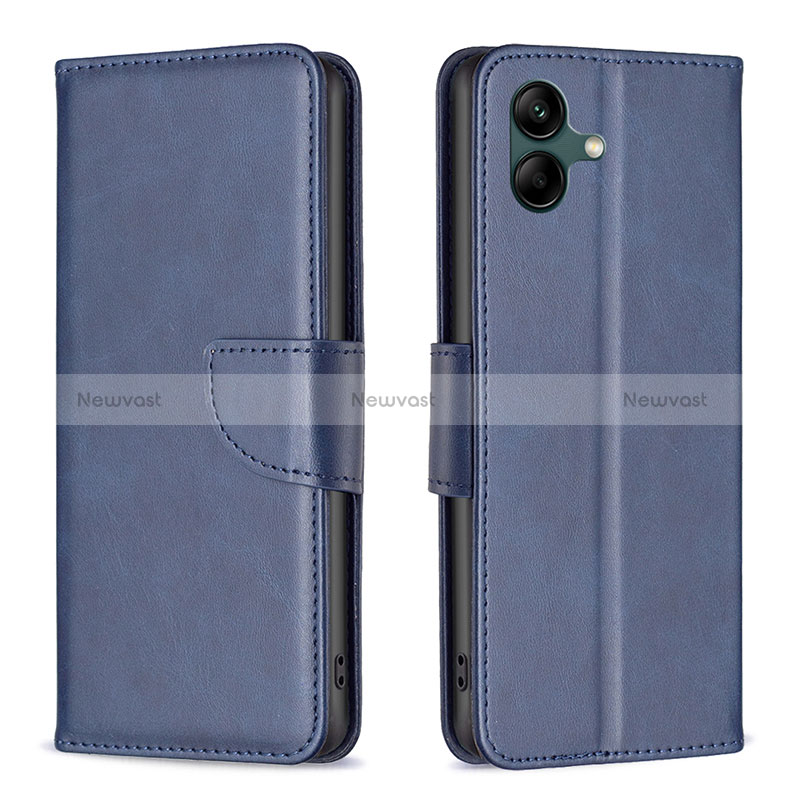 Leather Case Stands Flip Cover Holder B04F for Samsung Galaxy A04 4G