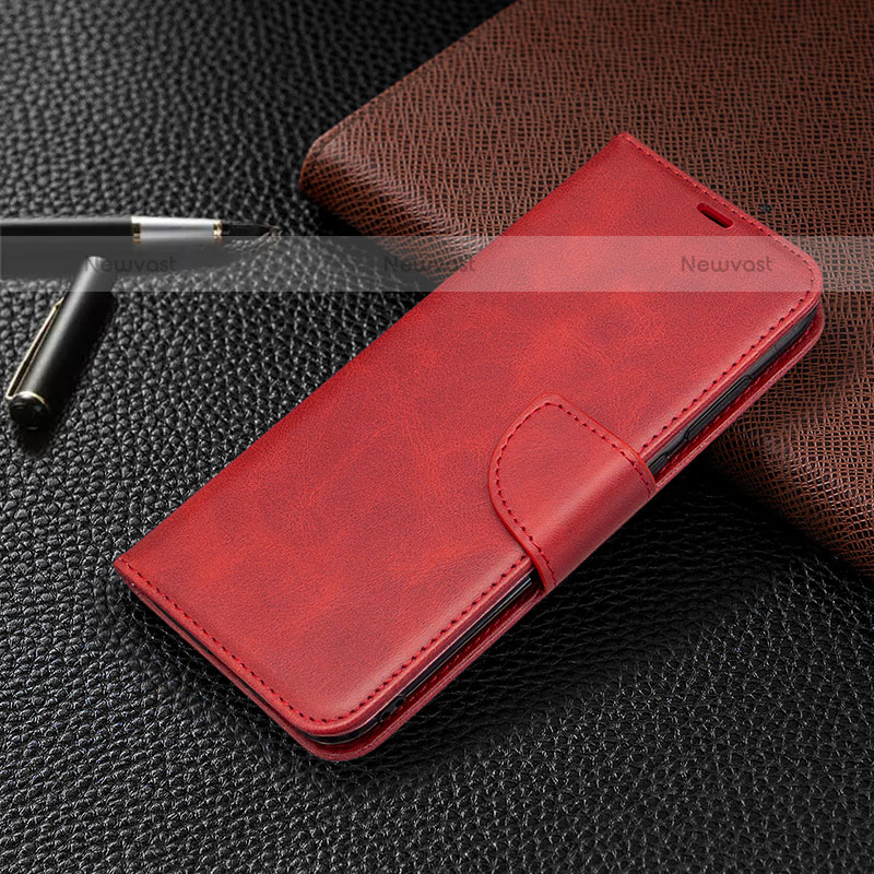 Leather Case Stands Flip Cover Holder B04F for Samsung Galaxy A11