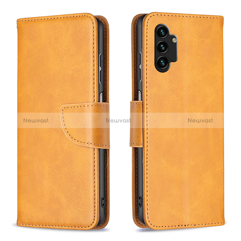 Leather Case Stands Flip Cover Holder B04F for Samsung Galaxy A13 4G