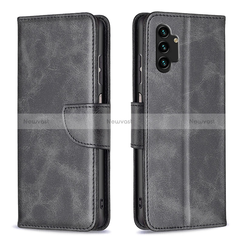 Leather Case Stands Flip Cover Holder B04F for Samsung Galaxy A13 4G