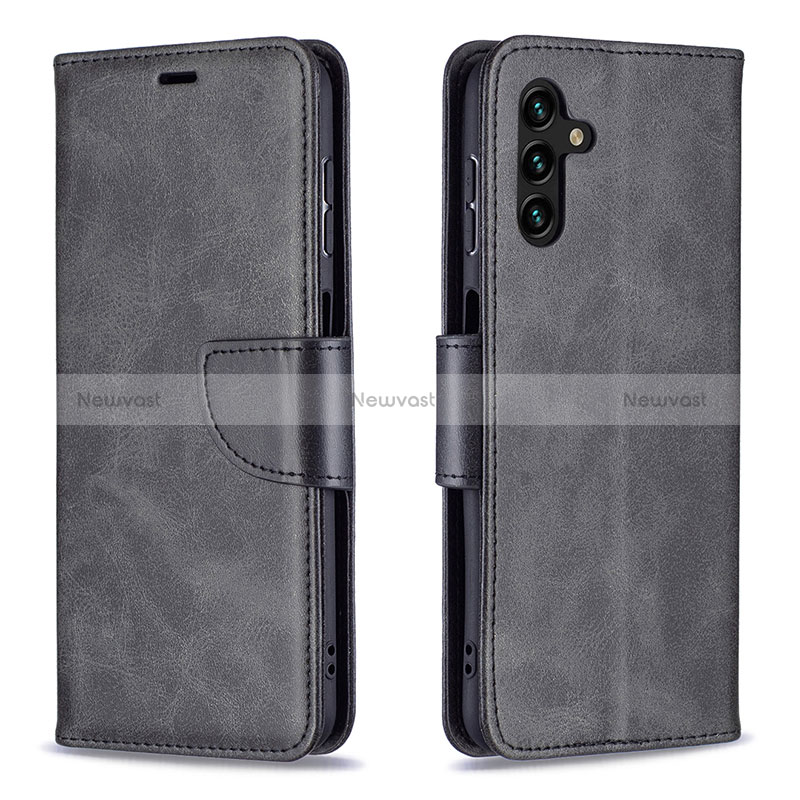 Leather Case Stands Flip Cover Holder B04F for Samsung Galaxy A13 5G