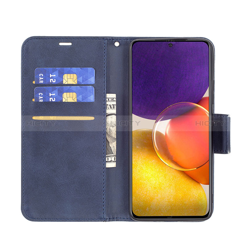 Leather Case Stands Flip Cover Holder B04F for Samsung Galaxy A24 4G