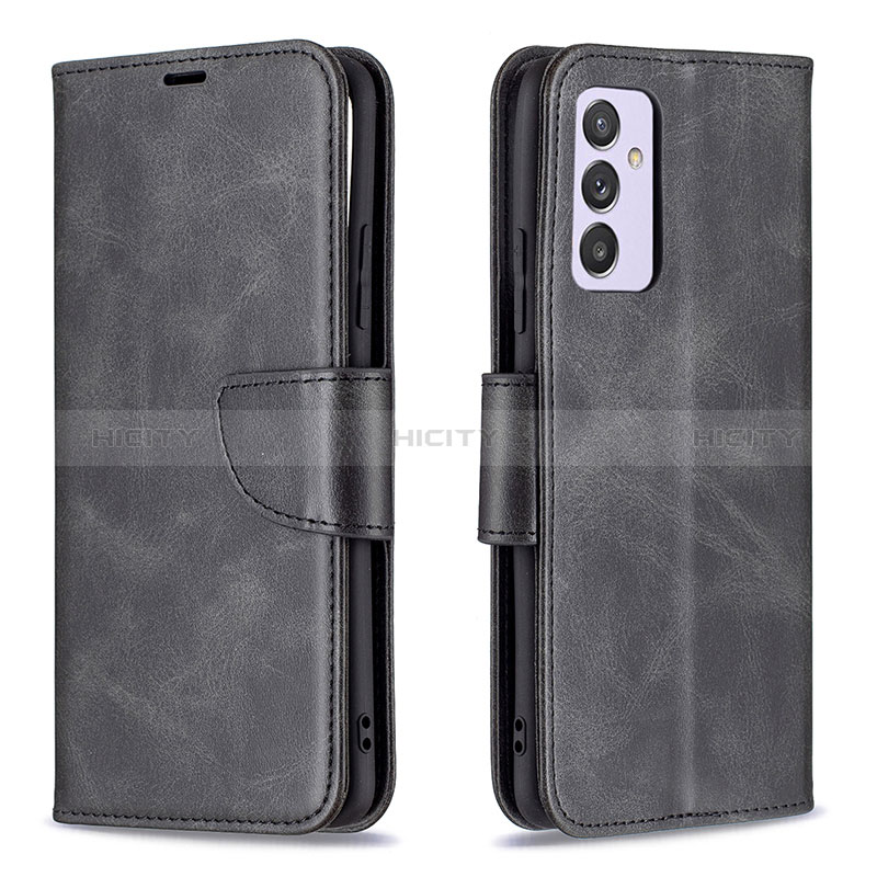 Leather Case Stands Flip Cover Holder B04F for Samsung Galaxy A24 4G