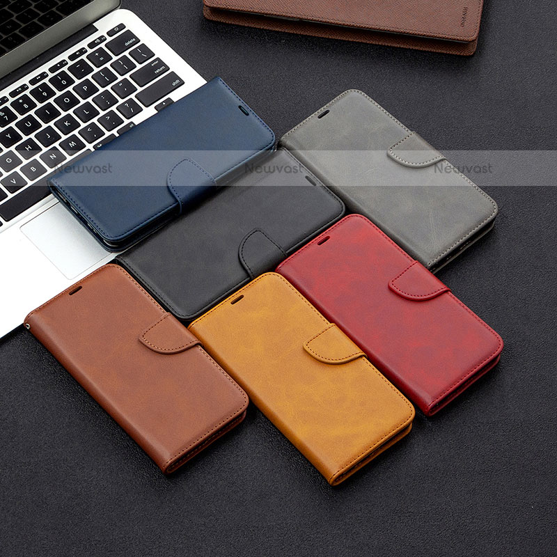 Leather Case Stands Flip Cover Holder B04F for Samsung Galaxy A31