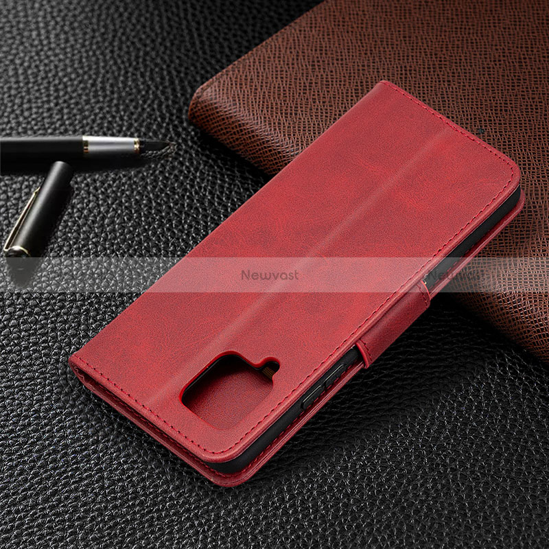 Leather Case Stands Flip Cover Holder B04F for Samsung Galaxy A42 5G