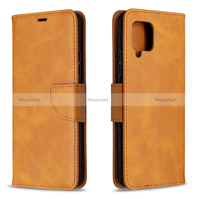 Leather Case Stands Flip Cover Holder B04F for Samsung Galaxy A42 5G