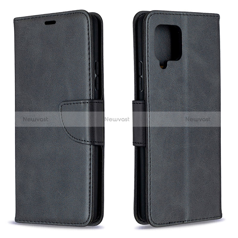 Leather Case Stands Flip Cover Holder B04F for Samsung Galaxy A42 5G