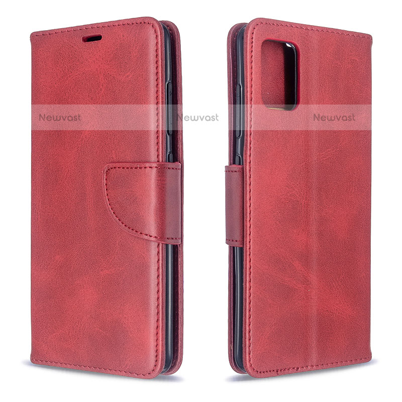 Leather Case Stands Flip Cover Holder B04F for Samsung Galaxy A51 4G