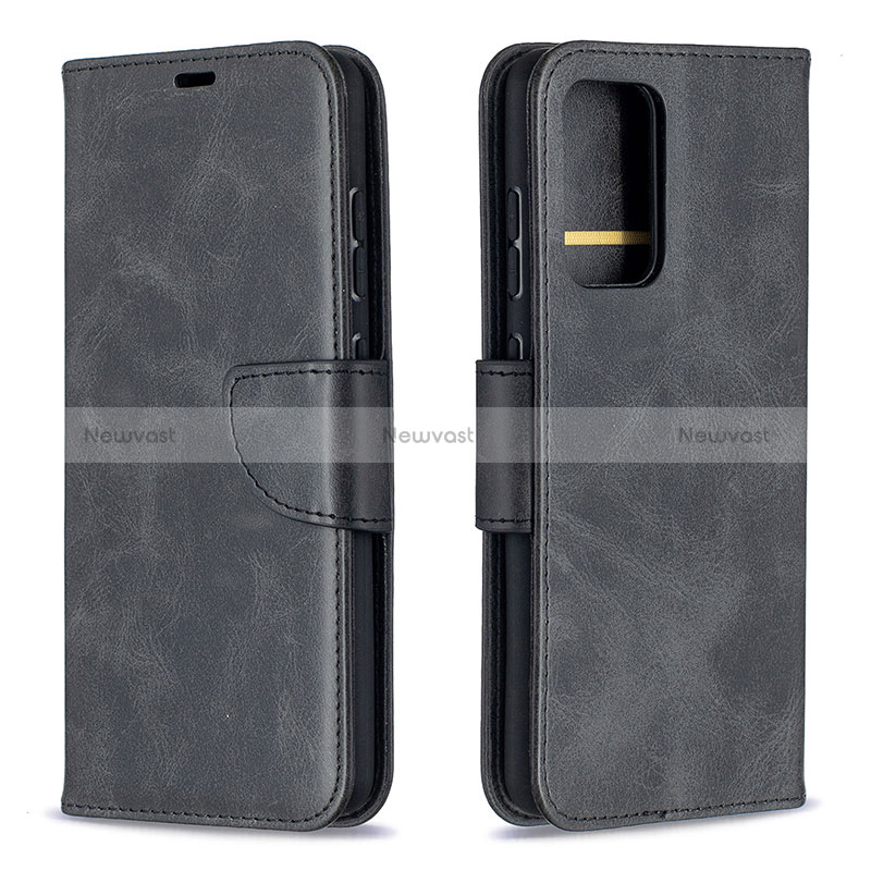 Leather Case Stands Flip Cover Holder B04F for Samsung Galaxy A52 5G