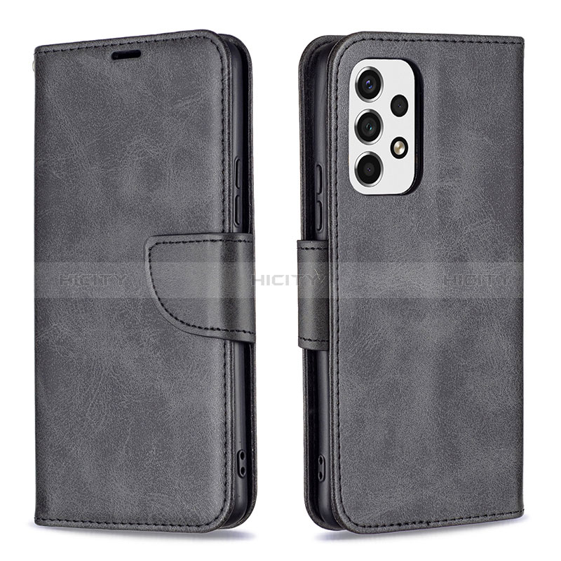 Leather Case Stands Flip Cover Holder B04F for Samsung Galaxy A53 5G