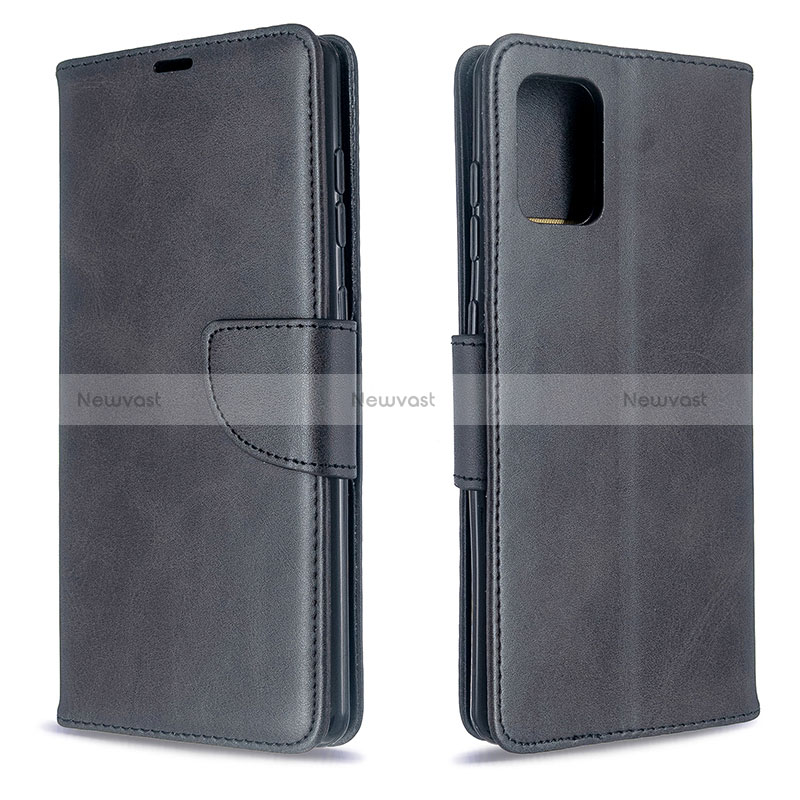 Leather Case Stands Flip Cover Holder B04F for Samsung Galaxy A71 5G