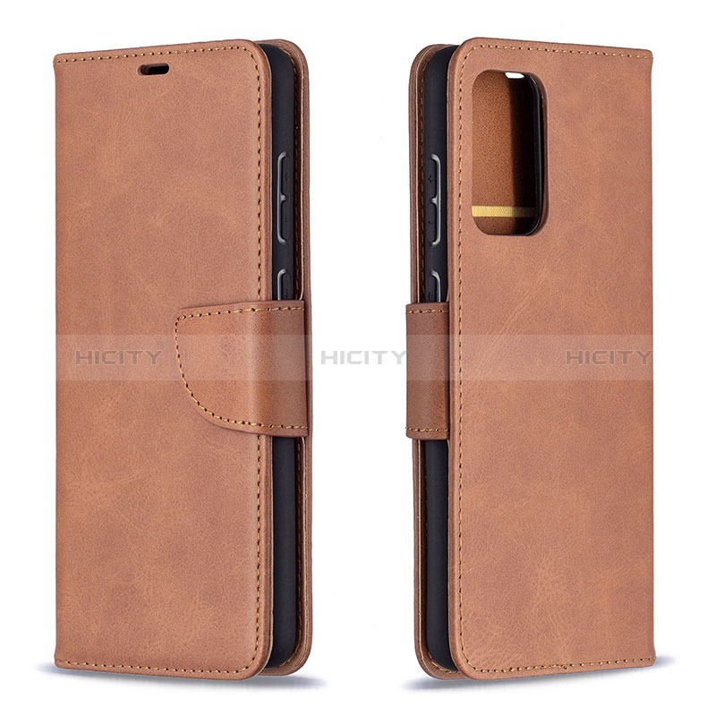 Leather Case Stands Flip Cover Holder B04F for Samsung Galaxy A72 4G