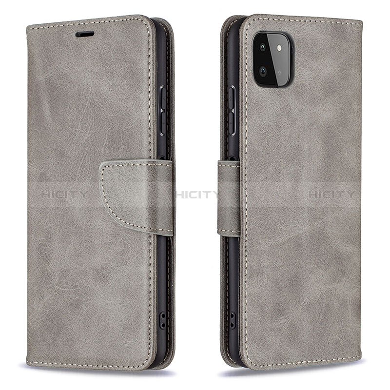 Leather Case Stands Flip Cover Holder B04F for Samsung Galaxy F42 5G