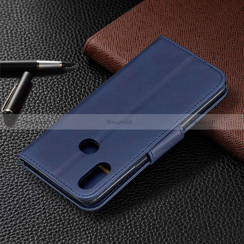 Leather Case Stands Flip Cover Holder B04F for Samsung Galaxy M01s