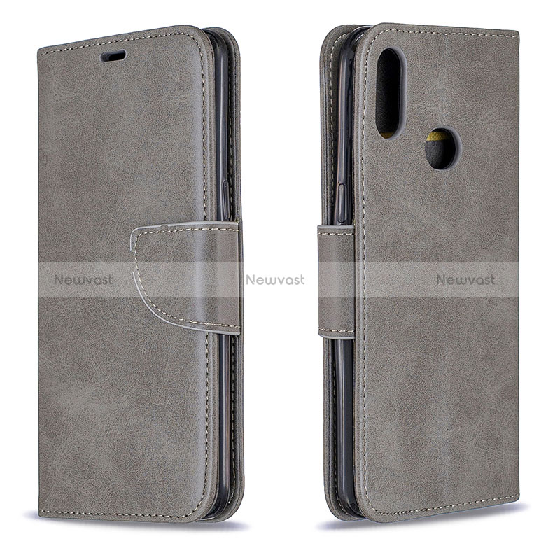 Leather Case Stands Flip Cover Holder B04F for Samsung Galaxy M01s