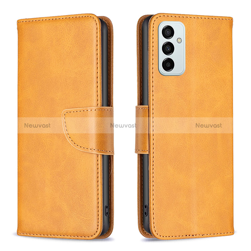 Leather Case Stands Flip Cover Holder B04F for Samsung Galaxy M23 5G