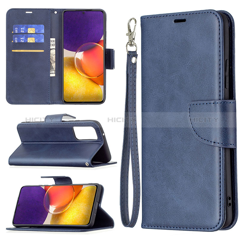 Leather Case Stands Flip Cover Holder B04F for Samsung Galaxy M34 5G