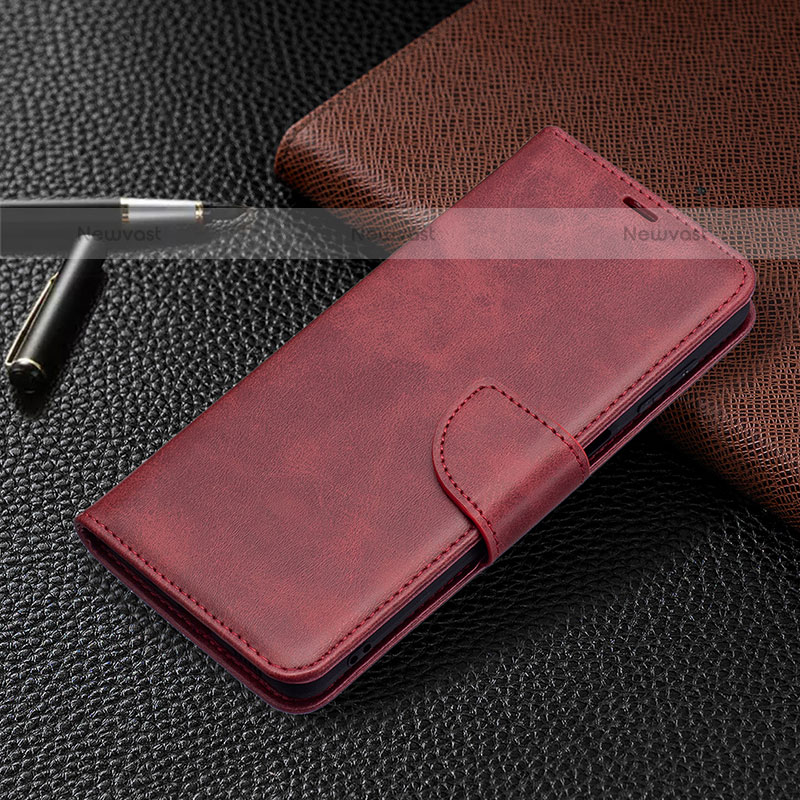 Leather Case Stands Flip Cover Holder B04F for Samsung Galaxy M52 5G