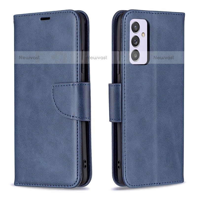 Leather Case Stands Flip Cover Holder B04F for Samsung Galaxy Quantum2 5G