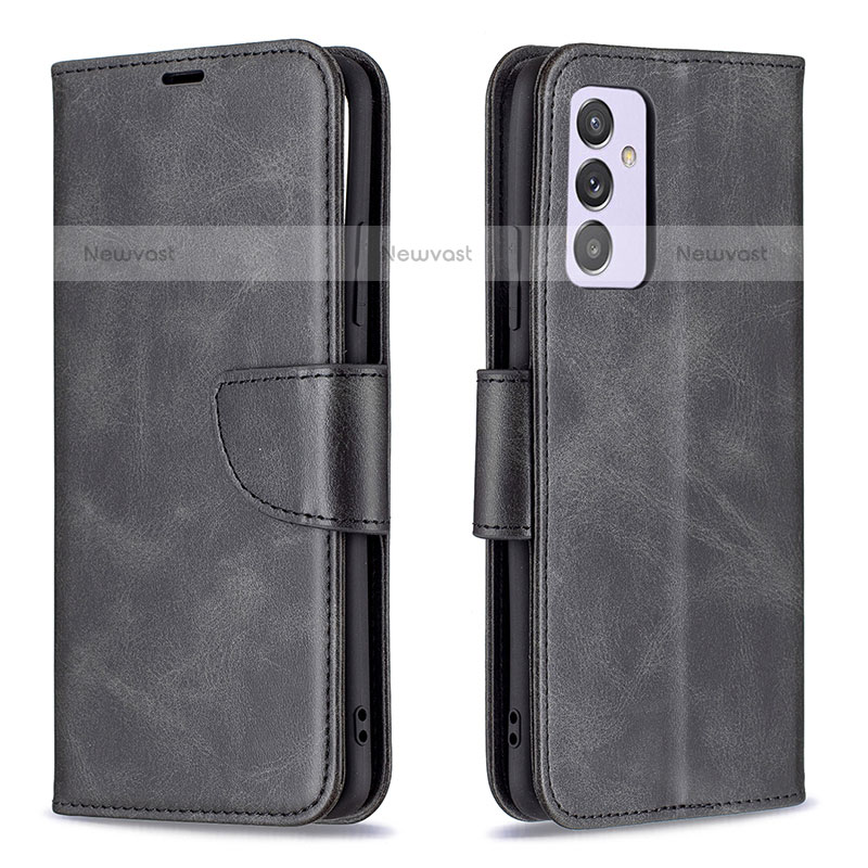 Leather Case Stands Flip Cover Holder B04F for Samsung Galaxy Quantum2 5G