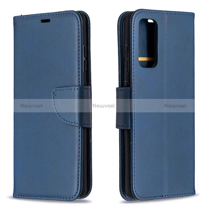 Leather Case Stands Flip Cover Holder B04F for Samsung Galaxy S20 FE 4G