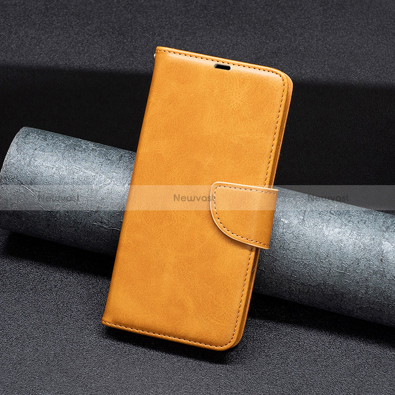 Leather Case Stands Flip Cover Holder B04F for Vivo Y02A