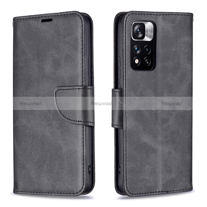 Leather Case Stands Flip Cover Holder B04F for Xiaomi Mi 11i 5G (2022)