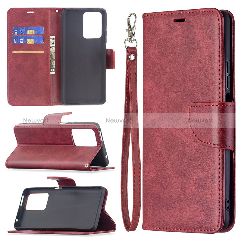 Leather Case Stands Flip Cover Holder B04F for Xiaomi Mi 11T 5G