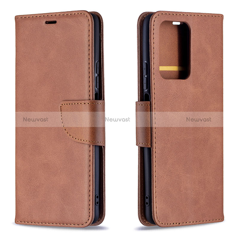 Leather Case Stands Flip Cover Holder B04F for Xiaomi Mi 11T Pro 5G