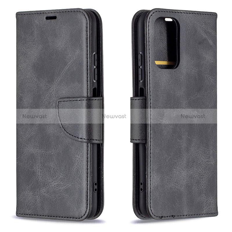 Leather Case Stands Flip Cover Holder B04F for Xiaomi Poco M5S