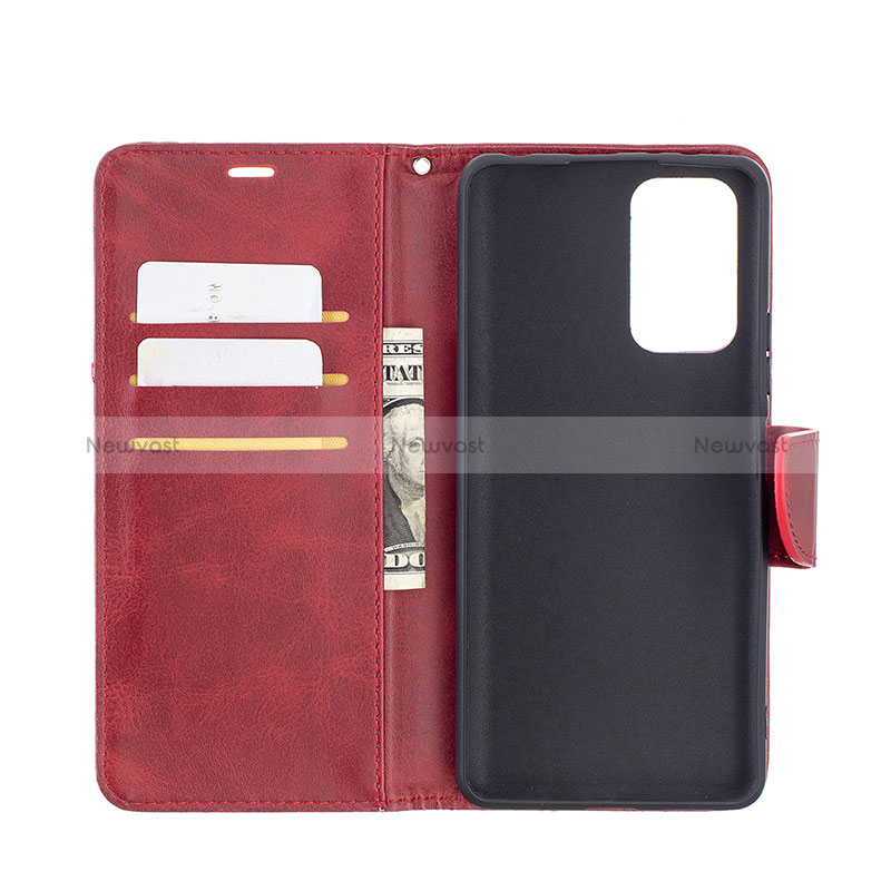 Leather Case Stands Flip Cover Holder B04F for Xiaomi Redmi Note 10 Pro Max