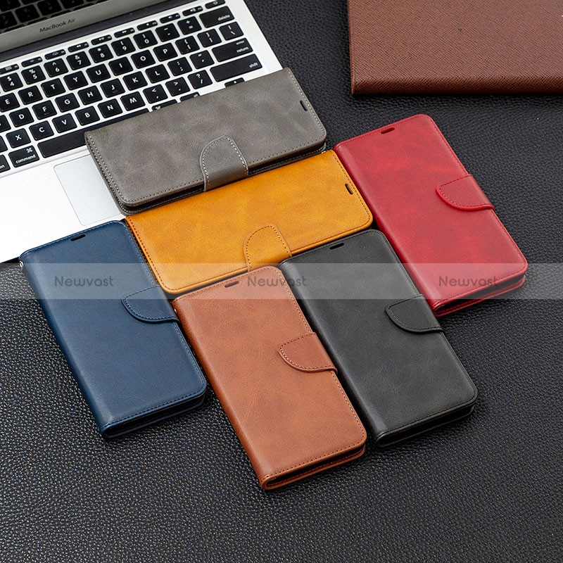 Leather Case Stands Flip Cover Holder B04F for Xiaomi Redmi Note 11S 5G