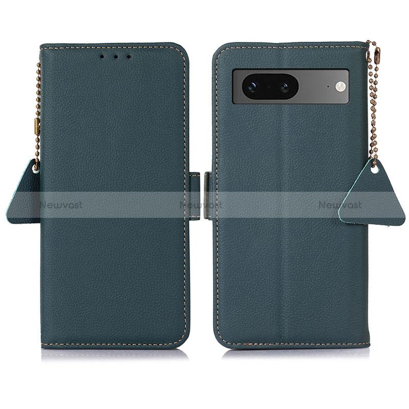 Leather Case Stands Flip Cover Holder B04H for Google Pixel 7 5G