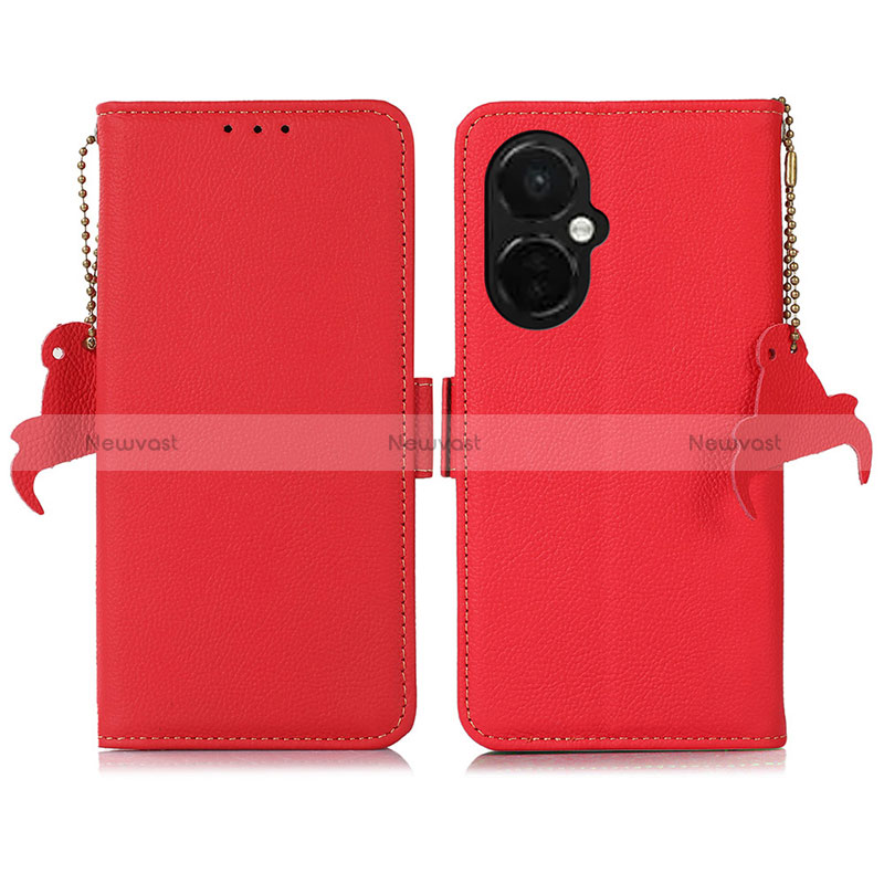 Leather Case Stands Flip Cover Holder B04H for Oppo K11x 5G