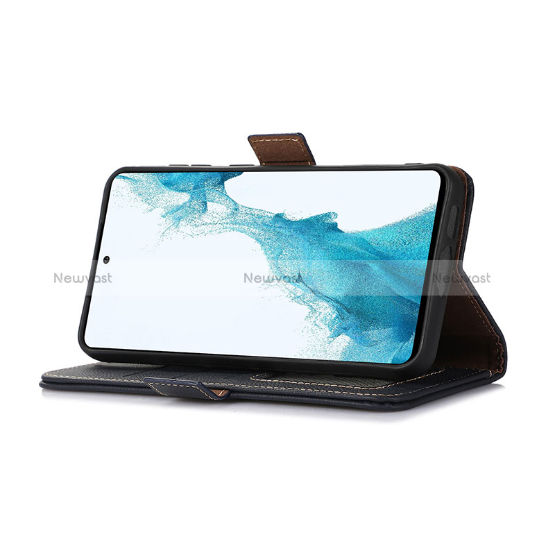 Leather Case Stands Flip Cover Holder B04H for Oppo K11x 5G