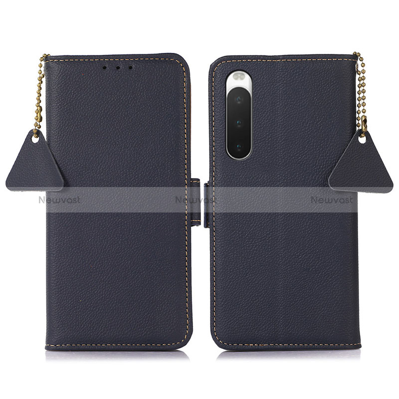 Leather Case Stands Flip Cover Holder B04H for Sony Xperia 10 V