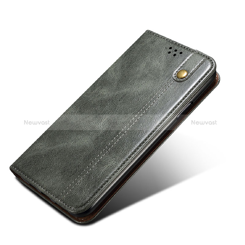 Leather Case Stands Flip Cover Holder B04S for Samsung Galaxy S22 Plus 5G