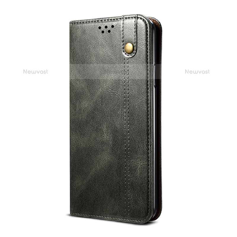 Leather Case Stands Flip Cover Holder B04S for Samsung Galaxy S23 5G