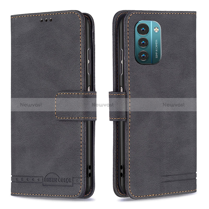 Leather Case Stands Flip Cover Holder B05F for Nokia G11