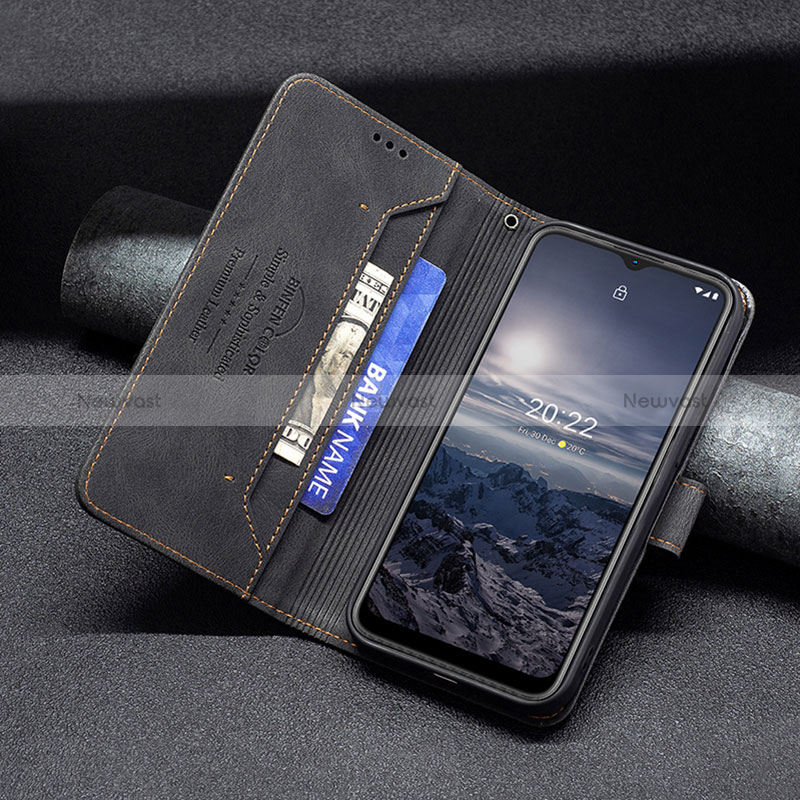 Leather Case Stands Flip Cover Holder B05F for Nokia G11