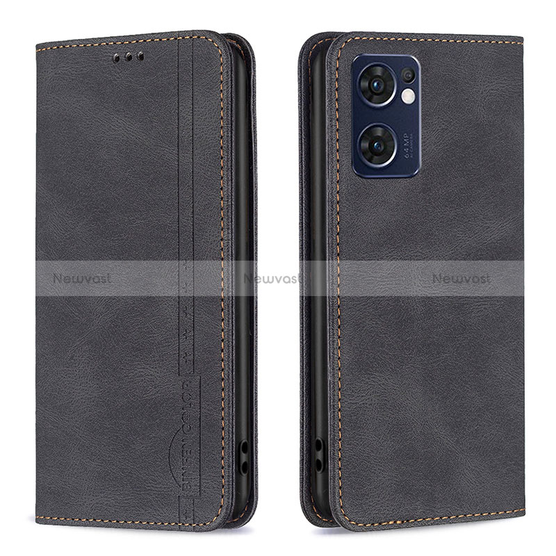 Leather Case Stands Flip Cover Holder B05F for OnePlus Nord CE 2 5G