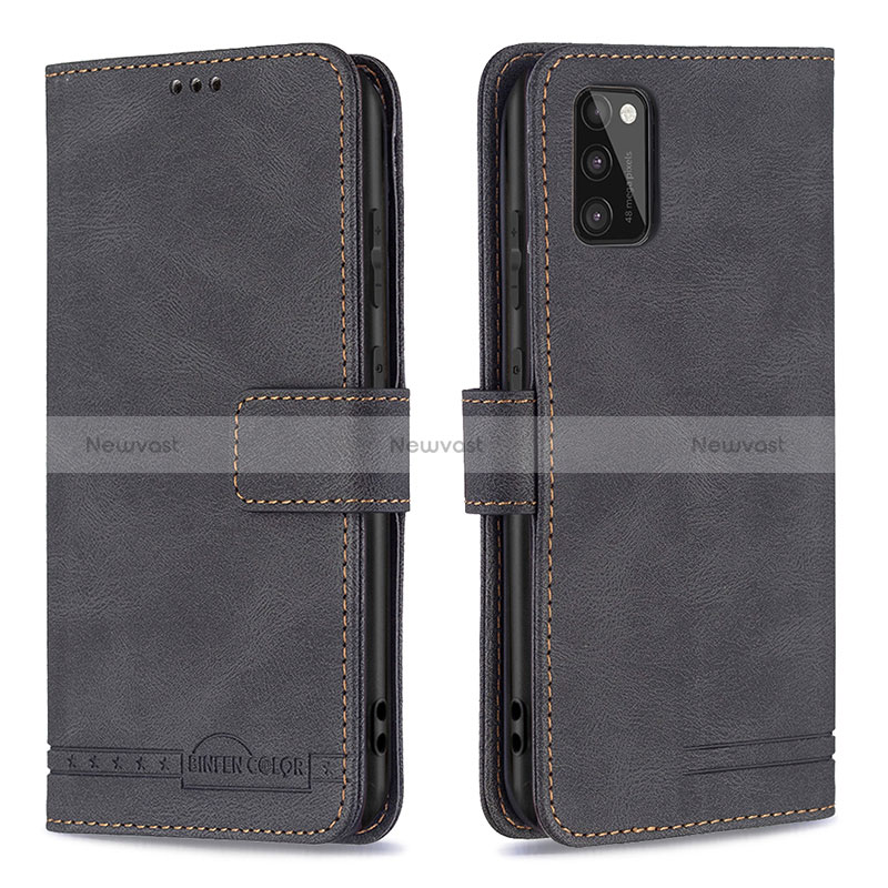 Leather Case Stands Flip Cover Holder B05F for Samsung Galaxy A41