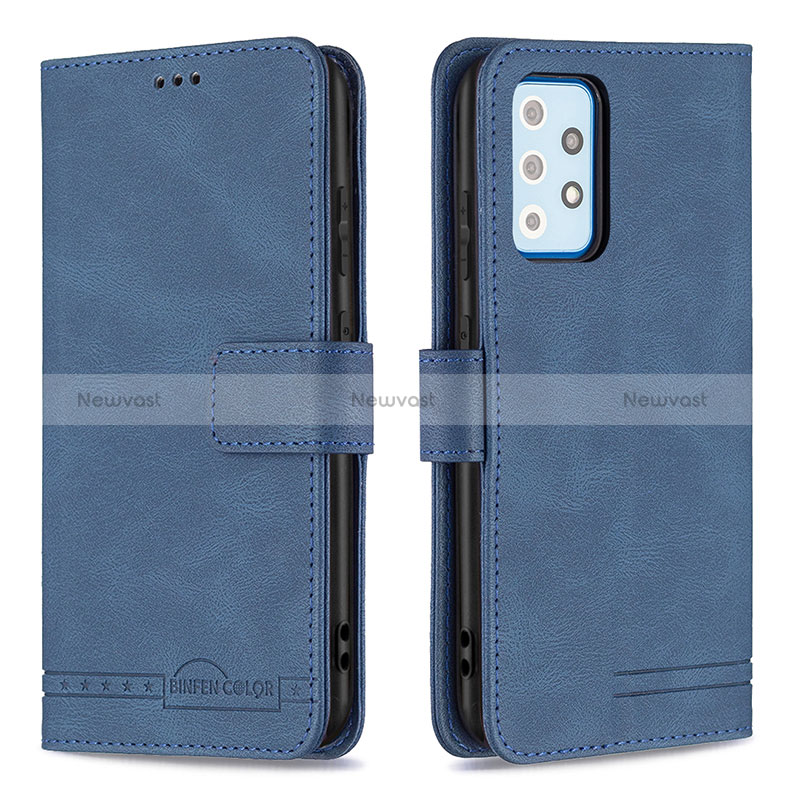 Leather Case Stands Flip Cover Holder B05F for Samsung Galaxy A52 5G