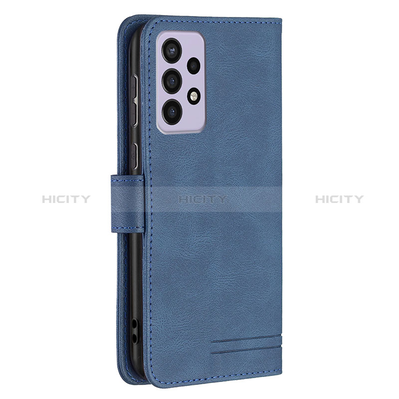 Leather Case Stands Flip Cover Holder B05F for Samsung Galaxy A73 5G